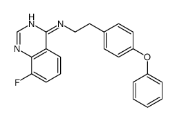 8-fluoro-N-[2-(4-phenoxyphenyl)ethyl]quinazolin-4-amine结构式