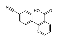 2-(4-cyanophenyl)pyridine-3-carboxylic acid Structure