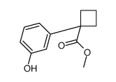 METHYL 1-(3-HYDROXYPHENYL)CYCLOBUTANECARBOXYLATE Structure