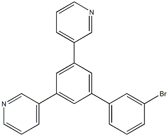 3,3'-(3'-bromo-[1,1'-biphenyl]-3,5-diyl)dipyridine Structure