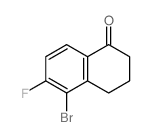 5-bromo-6-fluoro-3,4-dihydronaphthalen-1(2H)-one structure