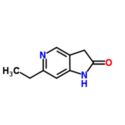 6-Ethyl-1,3-dihydro-2H-pyrrolo[3,2-c]pyridin-2-one结构式