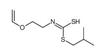 2-methylpropyl N-(2-ethenoxyethyl)carbamodithioate Structure