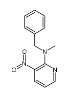 N-benzyl-N-methyl-3-nitropyridin-2-amine结构式