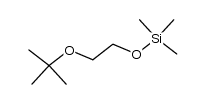 1-tert-butoxy-2-trimethylsiloxy ethane结构式