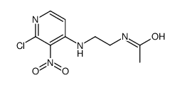 N-[2-[(2-chloro-3-nitropyridin-4-yl)amino]ethyl]acetamide结构式