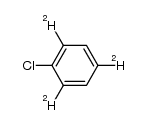 2,4,6-(2)H3-chlorobenzene Structure