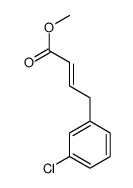 methyl 4-(3-chlorophenyl)but-2-enoate Structure