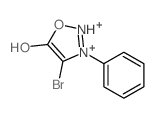 Sydnone, 4-bromo-3-phenyl-结构式