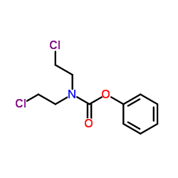 Carbamic acid, bis(2-chloroethyl)-, phenyl ester picture