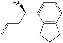 (1R)-1-(2,3-DIHYDRO-1H-INDEN-4-YL)BUT-3-EN-1-AMINE结构式