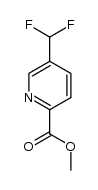 5-difluoromethyl-pyridine-2-carboxylic acid methyl ester Structure