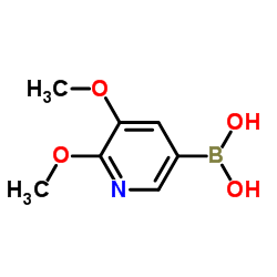 2,3-Dimethoxypyridine-5-boronic acid结构式