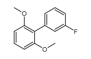 3'-fluoro-2,6-dimethoxybiphenyl结构式