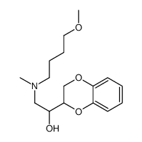 α-[[(4-Methoxybutyl)methylamino]methyl]-1,4-benzodioxane-2-methanol Structure