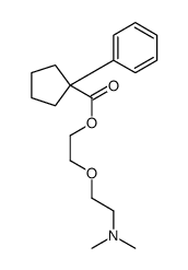 2-[2-(dimethylamino)ethoxy]ethyl 1-phenylcyclopentane-1-carboxylate Structure