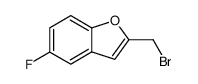 2-(bromomethyl)-5-fluorobenzofuran Structure