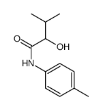 2-hydroxy-3-methyl-N-(4-methylphenyl)butanamide Structure