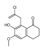 8-(2-Chloroallyl)-3,4-dihydro-7-hydroxy-6-methoxynaphthalen-1(2H)-one Structure