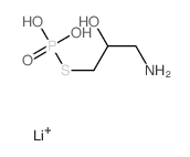 2-Propanol,1-amino-3-(phosphonothio)-, dilithium salt (9CI) picture