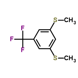 3,5-Bis(methylthio)benzotrifluoride结构式