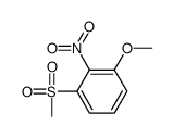 1-METHOXY-3-(METHYLSULFONYL)-2-NITROBENZENE picture