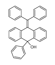 9-(diphenylmethylene)-10-phenyl-10-hydroxy-9,10-dihydroanthracene结构式