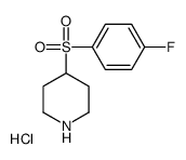 4-[(4-氟苯基)磺酰基]哌啶结构式