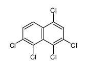 1,2,4,7,8-pentachloronaphthalene Structure