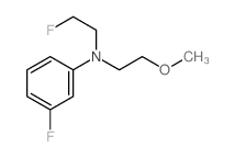 Benzenamine, 3-fluoro-N-(2-fluoroethyl)-N-(2-methoxyethyl)- Structure