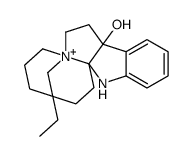 3-Ethyl-1,2,3,4,5,6,8,9,9a,14-decahydro-9a-hydroxy-3,7-methanoazocino[1',2':1,2]pyrrolo[2,3-b]indol-7-ium picture