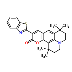 10-(2-Benzothiazolyl)-2,3,6,7-tetrahydro-1,1,7,7-tetramethyl-1H,5H,11H-(1)benzopyropyrano(6,7-8-I,j)quinolizin-11-one picture