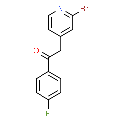2-(2-溴吡啶-4-基)-1-(4-氟苯基)乙酮图片