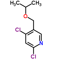 2,4-Dichloro-5-(isopropoxymethyl)pyridine Structure