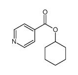 cyclohexyl pyridine-4-carboxylate Structure