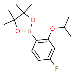 4-Fluoro-2-isopropoxyphenylboronic acid pinacol ester structure
