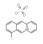 7-chlorobenzo[b]quinolizin-5-ium,perchlorate Structure