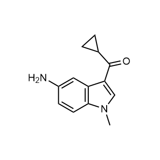 (5-Amino-1-methyl-1H-indol-3-yl)(cyclopropyl)methanone Structure