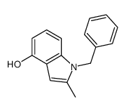 1-benzyl-2-methylindol-4-ol结构式