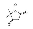 3,3-Dimethyl-1,2,4-cyclopentanetrione structure