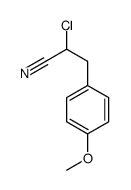 2-chloro-3-(4-methoxyphenyl)propanenitrile结构式