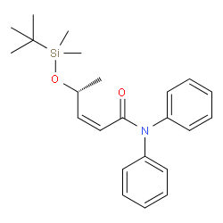 (R,Z)-4-((叔丁基二甲基硅烷基)氧基)-N,N-二苯基-2-烯酰胺图片