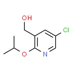 (5-Chloro-2-isopropoxy-pyridin-3-yl)-methanol structure