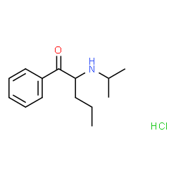 α-Isopropylaminopentiophenone hydrochloride (2-IPP) structure