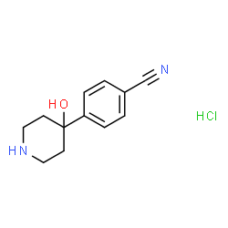 4-(4-羟基哌啶-4-基)苯甲腈盐酸盐图片