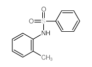 Benzenesulfonamide,N-(2-methylphenyl)- Structure
