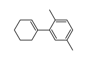 2-cyclohex-1-enyl-1,4-dimethyl-benzene结构式