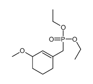 1-(diethoxyphosphorylmethyl)-3-methoxycyclohexene结构式