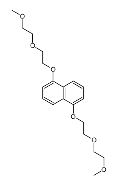 1,5-bis[2-(2-methoxyethoxy)ethoxy]naphthalene结构式