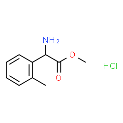 Amino-o-tolyl-acetic acid methyl ester hydrochloride Structure